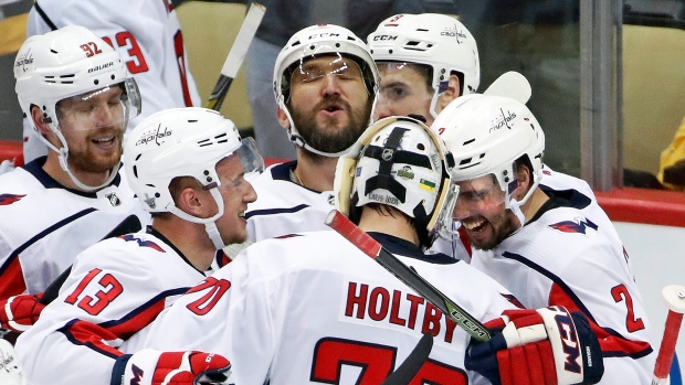Washington Capitals Celebrate, The Canadian Press Washington Capitals Celebrate