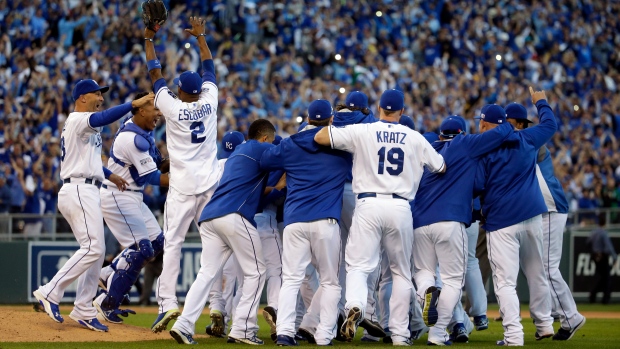 Kansas City Royals Celebrate, The Canadian Press Kansas City Royals Celebrate