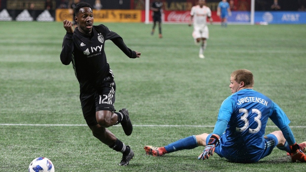 Gerso Fernandes scores, The Canadian Press Gerso Fernandes scores