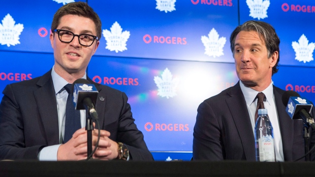 Kyle Dubas and Brendan Shanahan, The Canadian Press Kyle Dubas and Brendan Shanahan