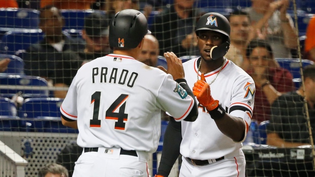Martin Prado Cameron Maybin, The Canadian Press Martin Prado Cameron Maybin