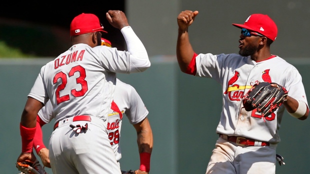 St. Louis Cardinals celebrate, The Canadian Press St. Louis Cardinals celebrate