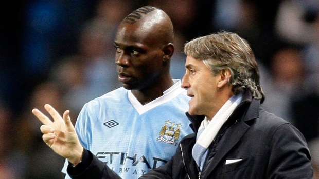 Mario Balotelli Roberto Mancini