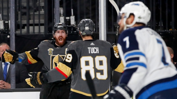 James Neal Alex Tuch, The Canadian Press James Neal Alex Tuch