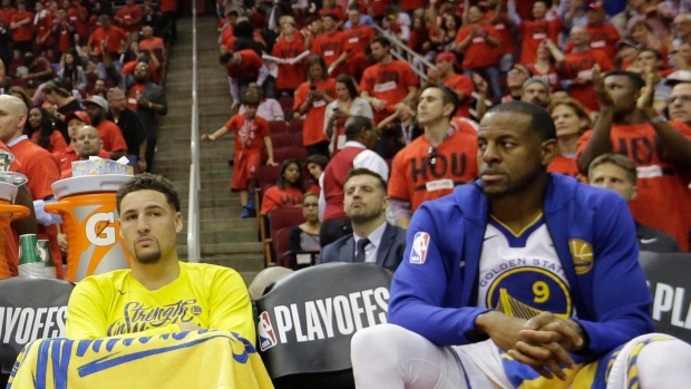 Andre Iguodala, right, The Canadian Press Andre Iguodala, right