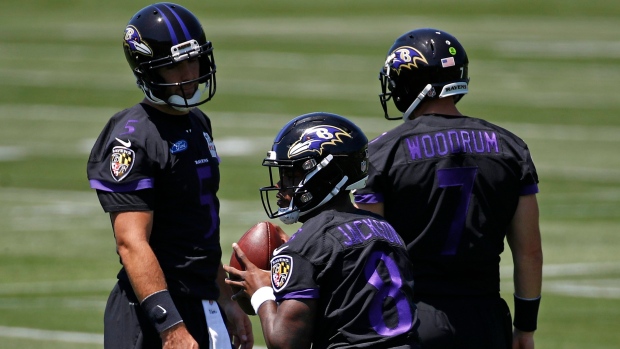 Joe Flacco Lamar Jackson, The Canadian Press Joe Flacco Lamar Jackson