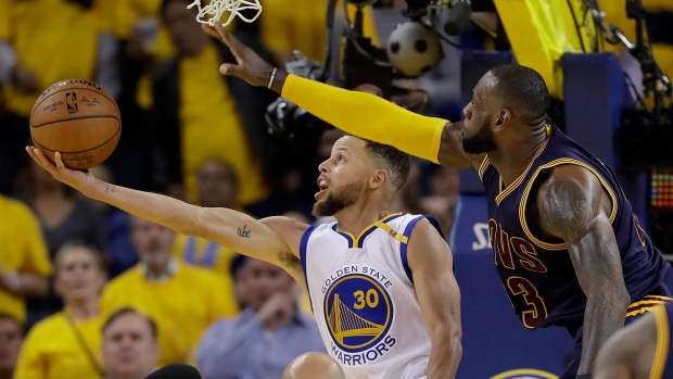 Steph Curry LeBron James, The Canadian Press Steph Curry LeBron James