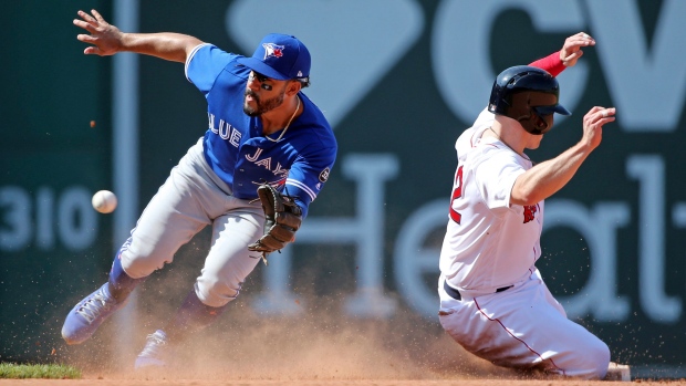 Brock Holt and Devon Travis, The Canadian Press Brock Holt and Devon Travis