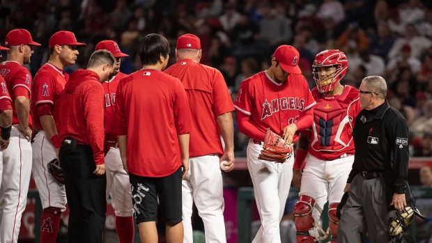 Shohei Ohtani exits 