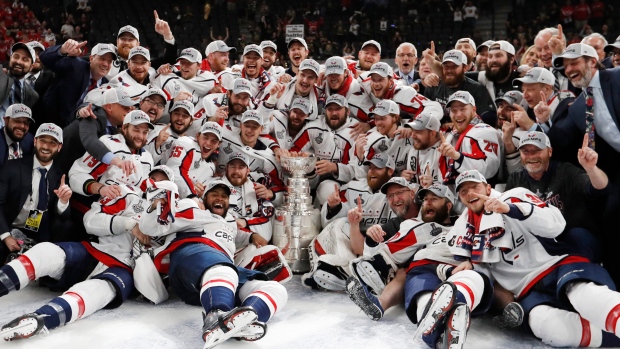Capitals Celebrate, The Canadian Press Capitals Celebrate