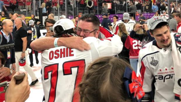 Tim and T.J. Oshie, Frank Seravalli Tim and T.J. Oshie