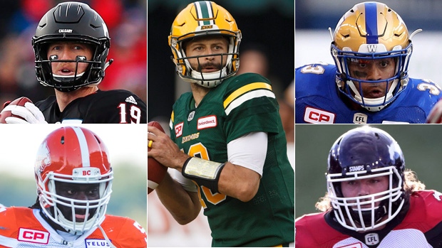 CFL Top 50 Players, The Canadian Press CFL Top 50 Players