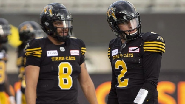 Jeremiah Masoli and Johnny Manziel , The Canadian Press Jeremiah Masoli and Johnny Manziel