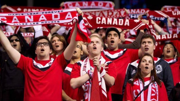 Canadian soccer fans, The Canadian Press Canadian soccer fans