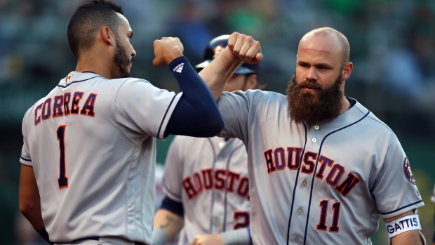 Carlos Correa Evan Gattis, The Canadian Press Carlos Correa Evan Gattis