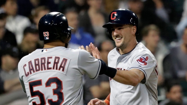 Lonnie Chisenhalli and Melky Cabrera  