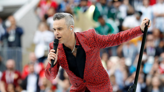 Robbie Williams, The Canadian Press Robbie Williams