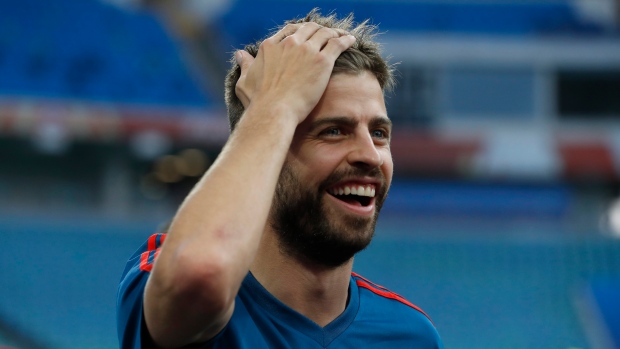 Gerard Pique, The Canadian Press Gerard Pique