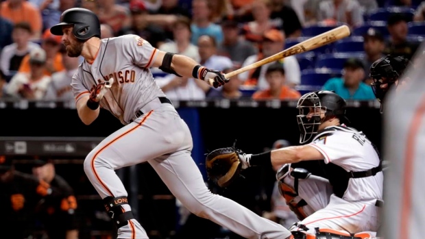 Giants 3B Longoria has broken hand after being hit by pitch Article Image 0