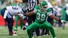 Photo: Saskatchewan Roughriders, License: N/A Charleston Hughes