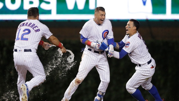 Chicago Cubs celebrate