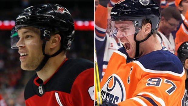 Taylor Hall Connor McDavid