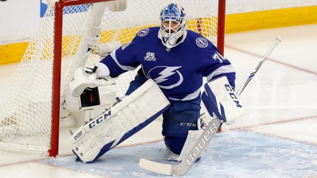Louis Domingue , Tampa Bay Lightning Louis Domingue