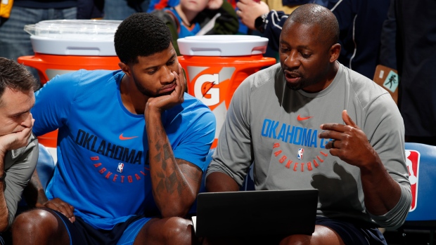 Paul George Adrian Griffin, Getty Images Paul George Adrian Griffin