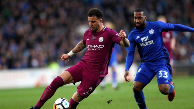 Kyle Walker and Junior Hoilett