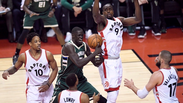 DeMar DeRozan, Kyle Lowry, Serge Ibaka, Jonas Valanciunas, The Canadian Press DeMar DeRozan, Kyle Lowry, Serge Ibaka, Jonas Valanciunas