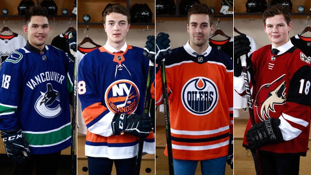 Woo, Dobson, Bouchard and Hayton, Getty Images Woo, Dobson, Bouchard and Hayton
