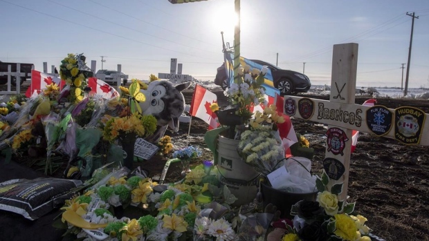 Humboldt Broncos tribute, The Canadian Press Humboldt Broncos tribute