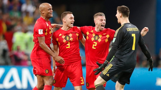 Belgium celebrates, The Canadian Press Belgium celebrates