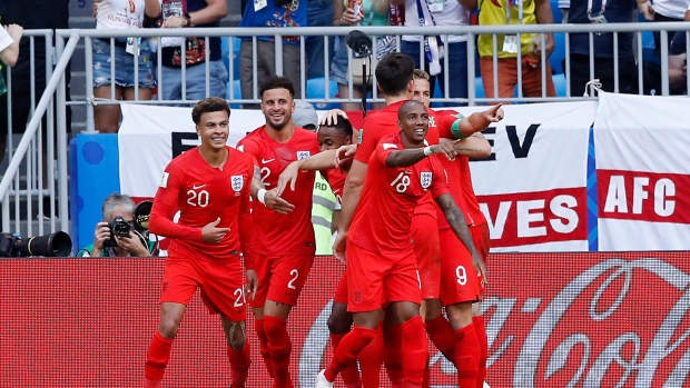 England celebrates