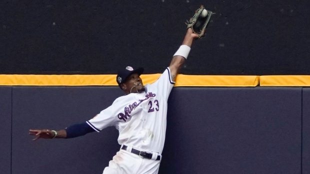 Keon Broxton, The Canadian Press Keon Broxton