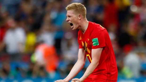 Kevin De Bruyne, The Canadian Press Kevin De Bruyne
