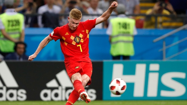Kevin De Bruyne, The Canadian Press Kevin De Bruyne