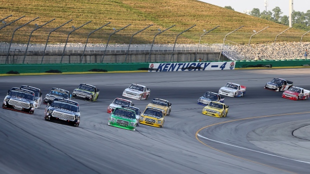 Ben Rhodes (green truck)