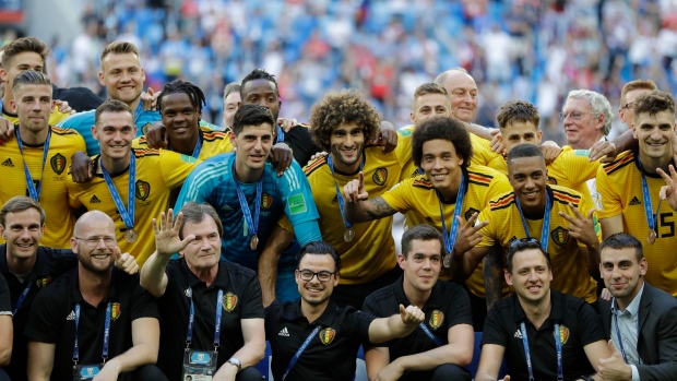 Belgium third place, The Canadian Press Belgium third place