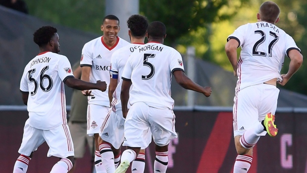 Jonathan Osorio, Toronto FC celebrate