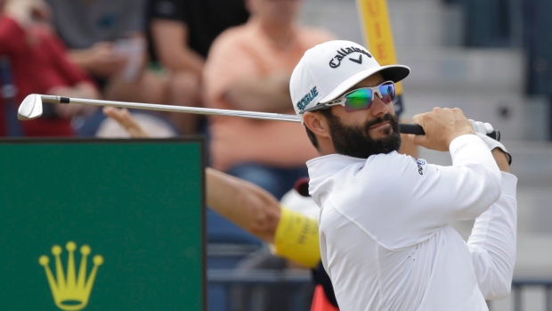 Adam Hadwin, The Canadian Press Adam Hadwin