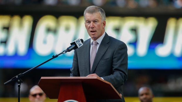 Seattle Mariners President & Chief Operating Officer Kevin Mather, Otto Greule Jr/Getty Images Seattle Mariners President & Chief Operating Officer Kevin Mather