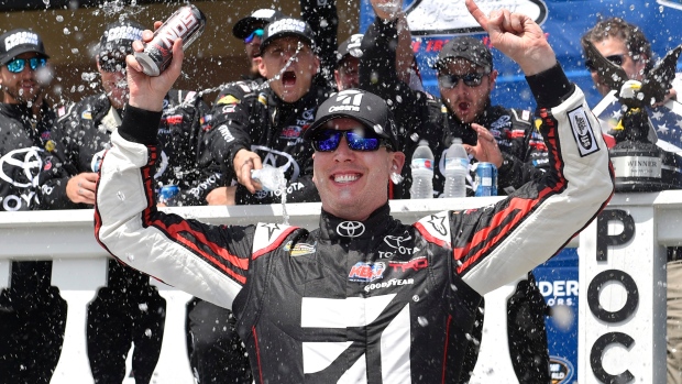 Kyle Busch, The Canadian Press Kyle Busch
