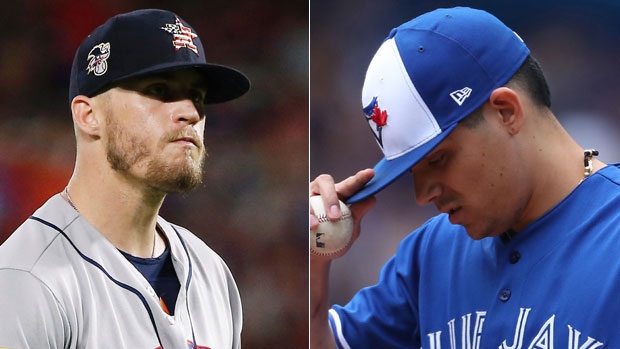 Ken Giles and Roberto Osuna , The Canadian Press Ken Giles and Roberto Osuna