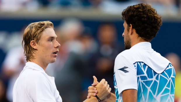 Denis Shapovalov and Robin Haase, Thomas Skrlj/Canadian Olympic Committee Denis Shapovalov and Robin Haase
