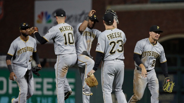 Pittsburgh Pirates celebrate