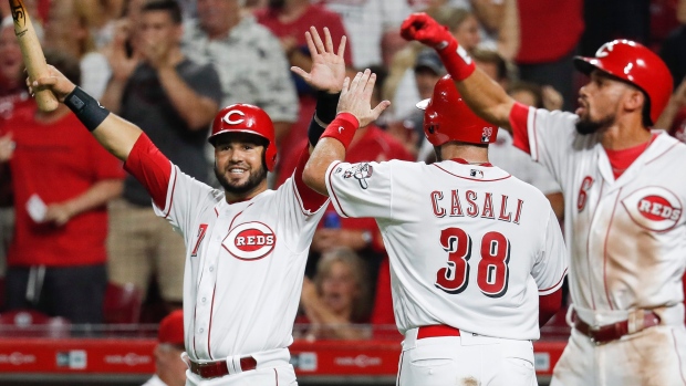 Reds Celebrate, The Canadian Press Reds Celebrate