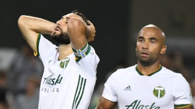 Portland Timbers' Diego Valeri and Samuel Armenteros, The Canadian Press Portland Timbers' Diego Valeri and Samuel Armenteros