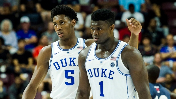 R.J. Barrett Zion Williamson, The Canadian Press R.J. Barrett Zion Williamson