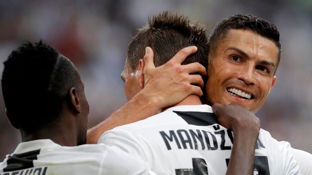Cristiano Ronaldo and Mario Mandzukic